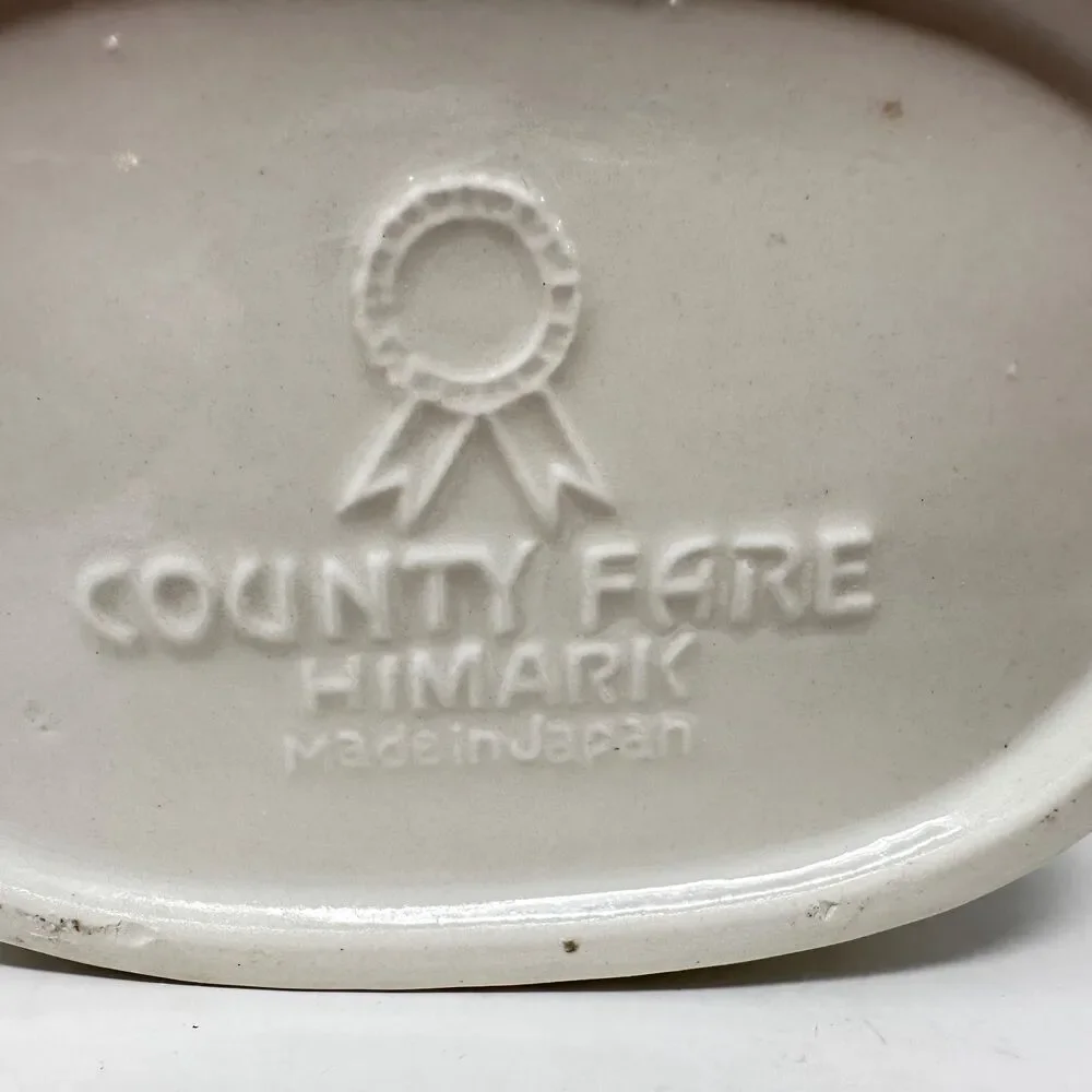 Vtg Himark County Fare Cow Creamer Ceramic Pitcher Japan Black White 7.5